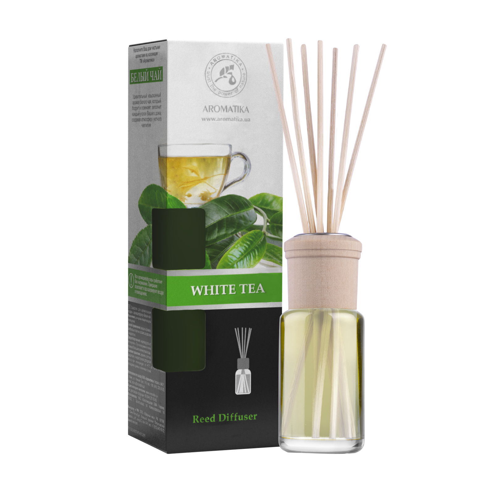 Аромадифузор Ароматика White Tea Білий чай, 50 мл